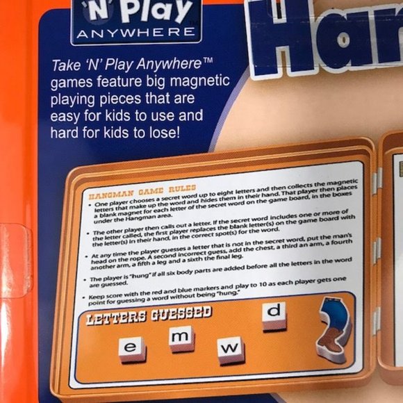 Guess Who? Game Who's Left? Game Hangman Magnetic Game Set - Picture 15 of 16